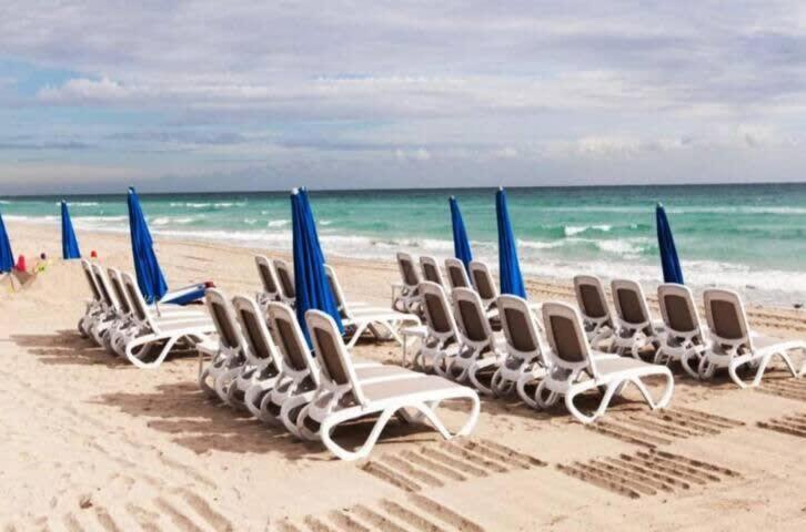 Beachfront Resort - Pool - Ocean View Balcony- Gym Miami Beach Luaran gambar